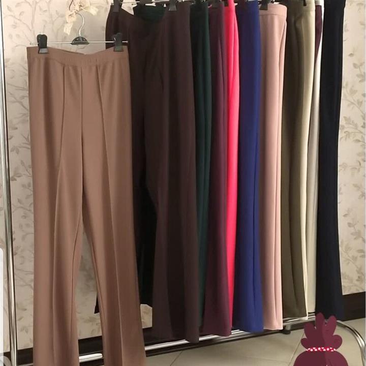 شلوار برند سکرت کمر کش تا سایز  60 در 14 رنگ